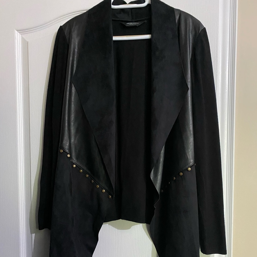 Michael Studio Leather/Sweater